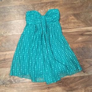 Express Strapless Babydoll Dress